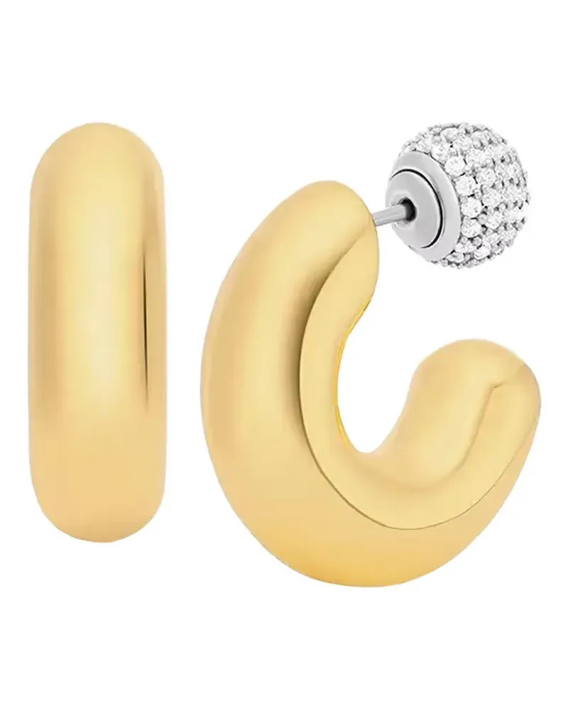 Michael Kors beaded-hoop earrings - Gold Gold