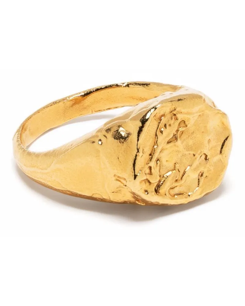 Alighieri Siegelring mit Fische-Motiv - Gold Gold