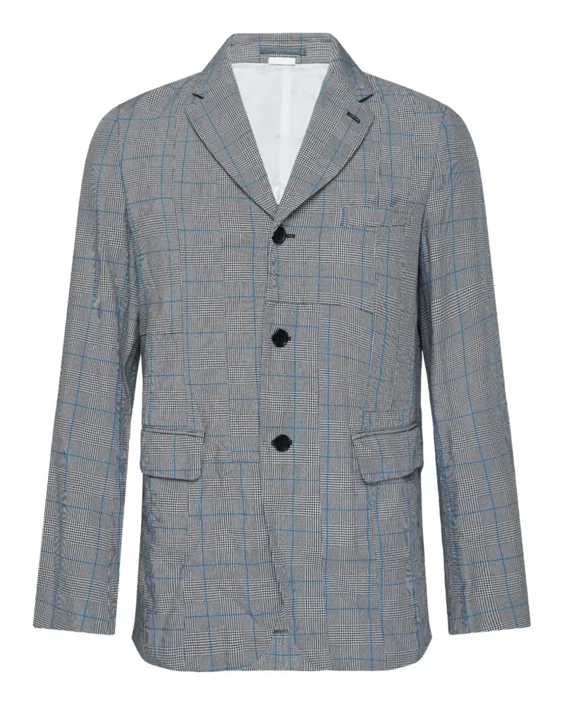 Comme des Garçons Sakko im Patchwork-Look - Grau Grau