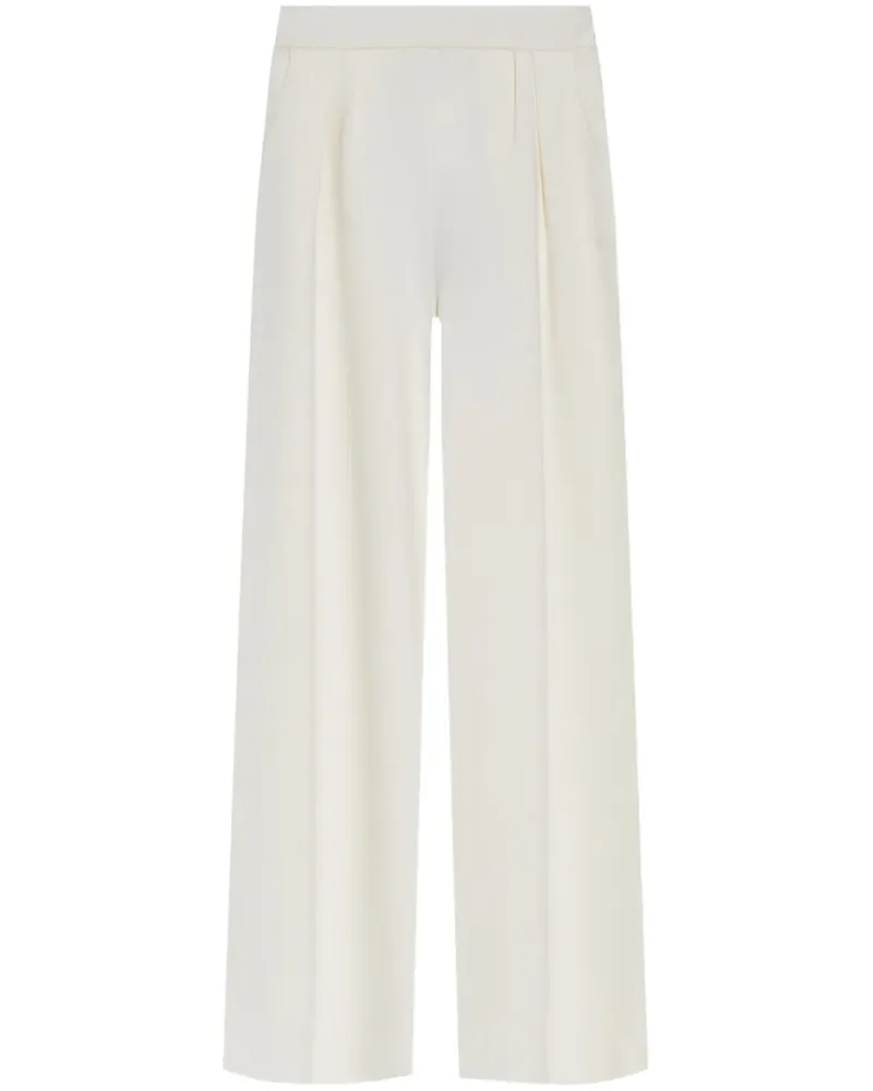 Max Mara Mittelgroße Hose - Weiß Weiß