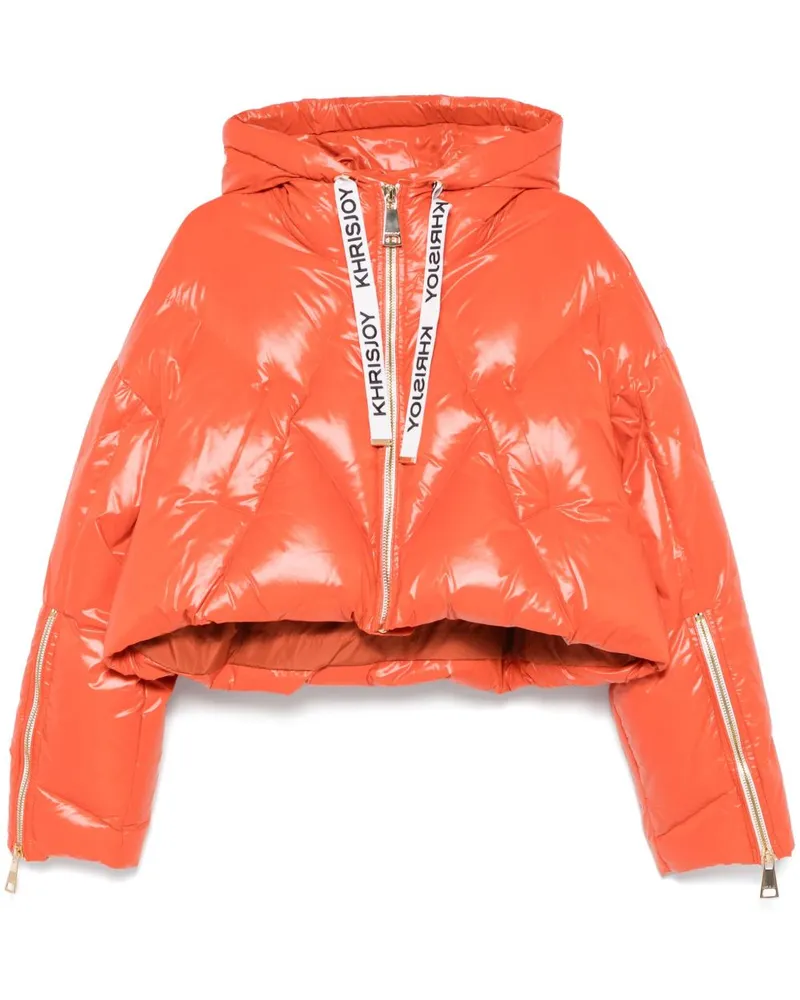 KHRISJOY Kris Cropped-Steppjacke - Orange Orange