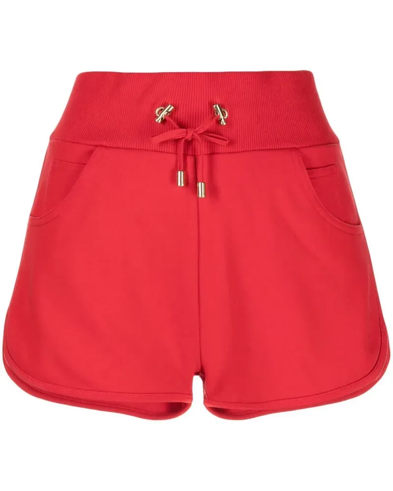 Balmain Shorts mit Kontrasttasche - Rot Rot