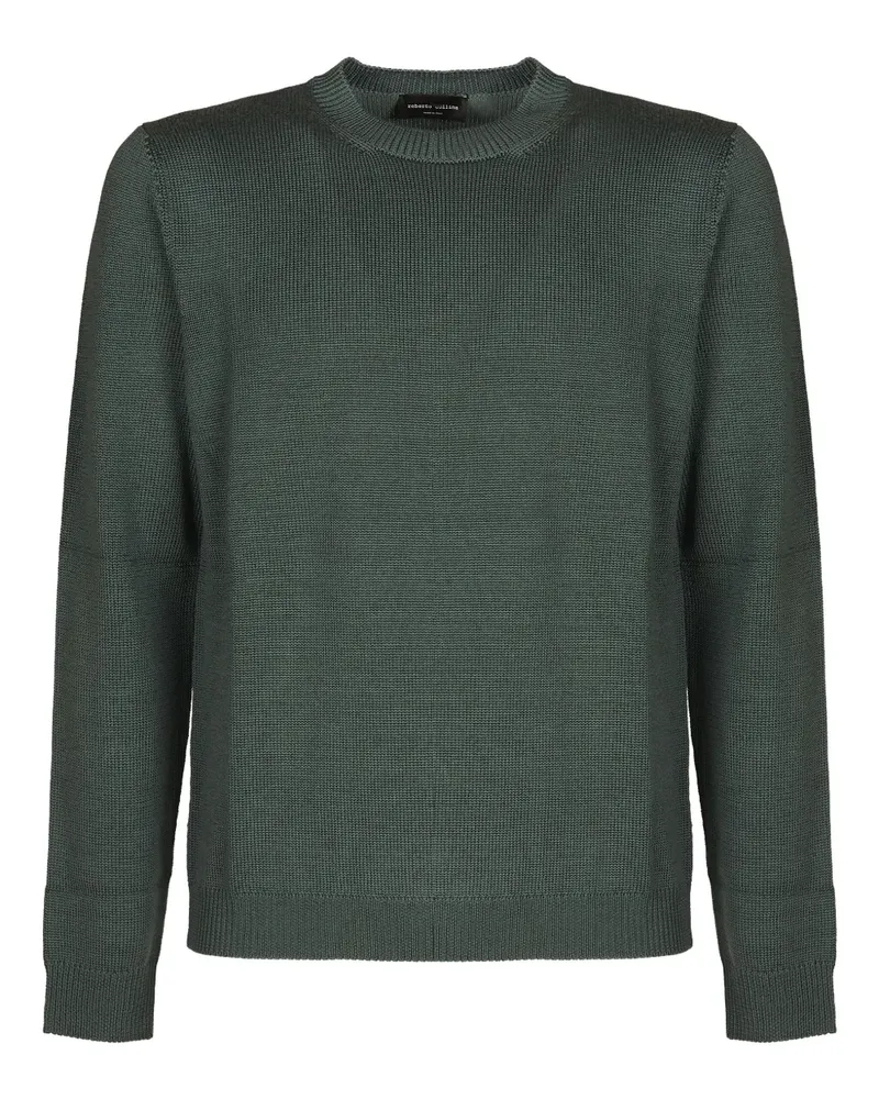 Roberto Collina Pullover mit Rundhalsausschnitt - Grün Grün