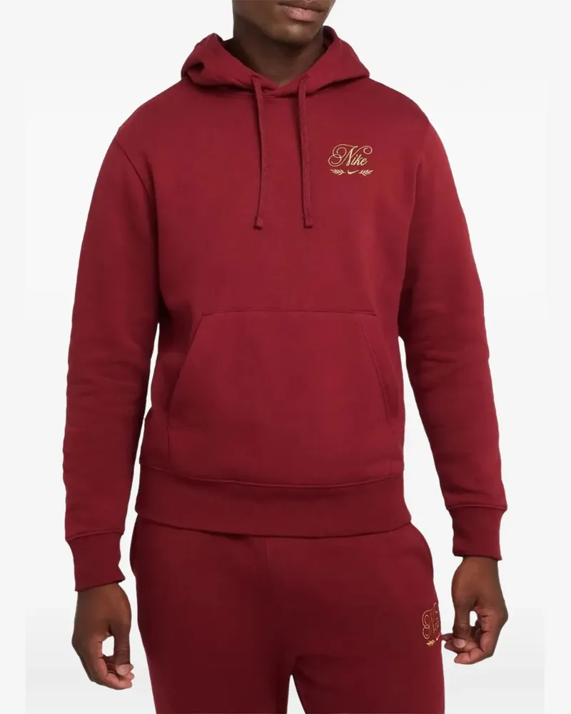 Nike Hoodie mit Kordelzug - Rot Rot