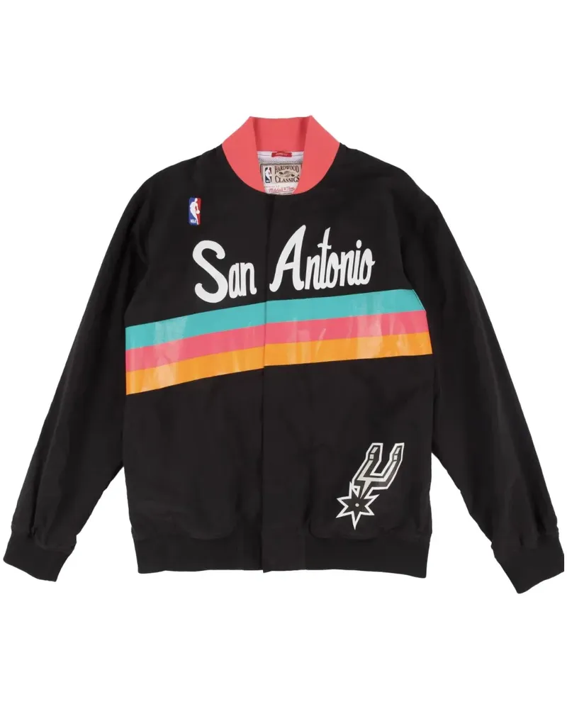 Mitchell & Ness NBA San Antonio Spurs 94-95 Trainingsjacke - Schwarz Schwarz