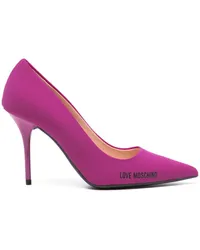 Moschino Pumps mit spitzer Kappe 100mm Rosa