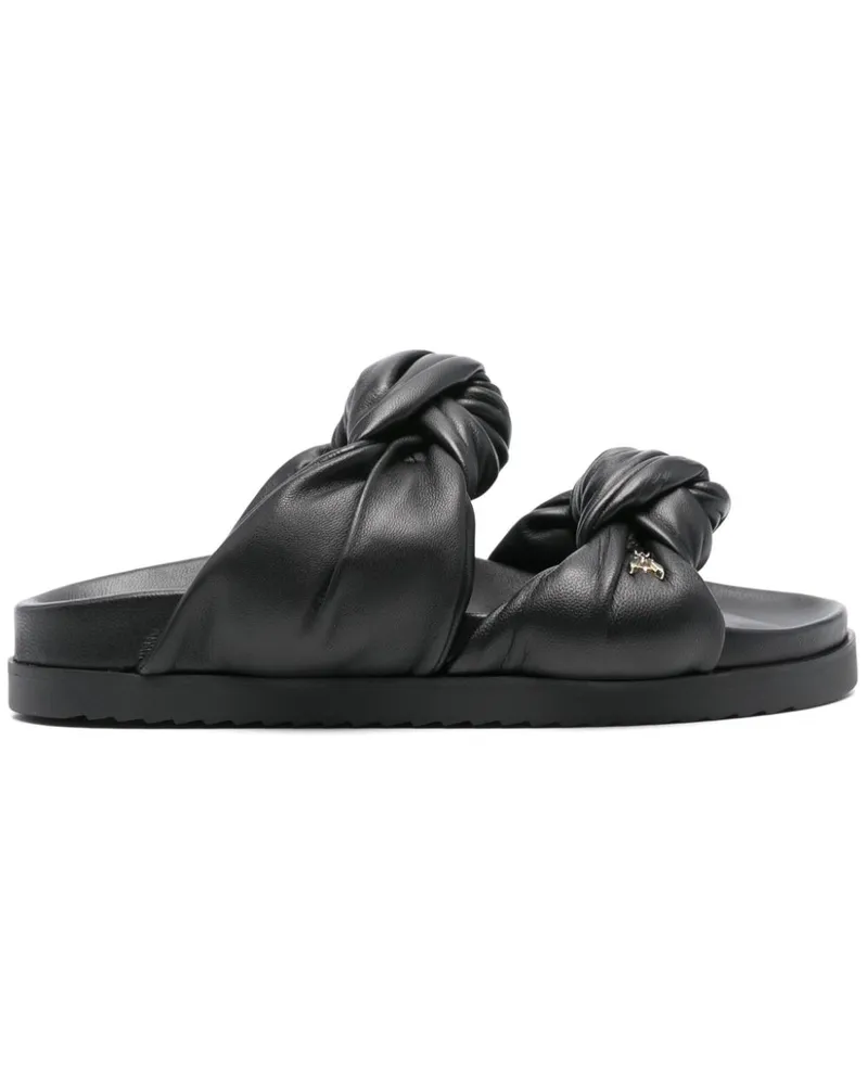 Patrizia Pepe Sandalen aus Leder - Schwarz Schwarz