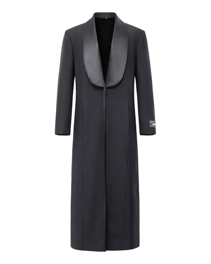 Erika Cavallini shawl-collar coat - Schwarz Schwarz