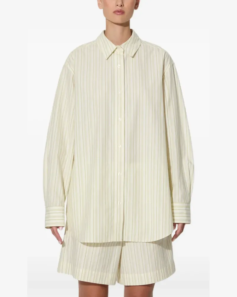 Samsøe & Samsøe Gestreiftes Hemd - Nude Nude