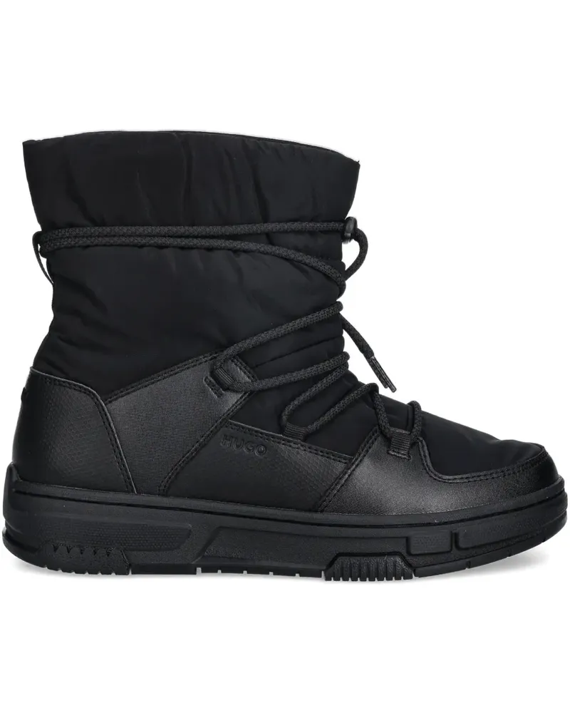 HUGO BOSS Stiefel mit Schnürung - Schwarz Schwarz