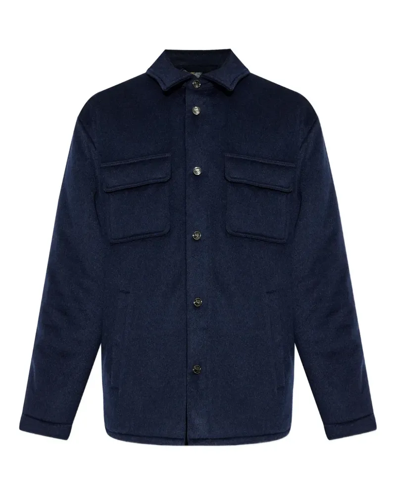 Etro Bomberjacke aus Kaschmir - Blau Blau