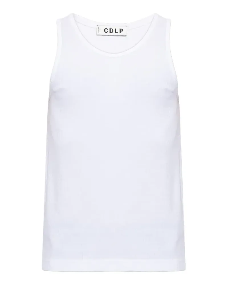 CDLP ribbed-knit tank top - Weiß Weiß