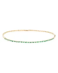 Suzanne Kalan 18kt Gelbgold-Choker mit Smaragden Gold