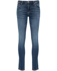 Adriano Goldschmied Tief sitzende Skinny-Jeans Blau