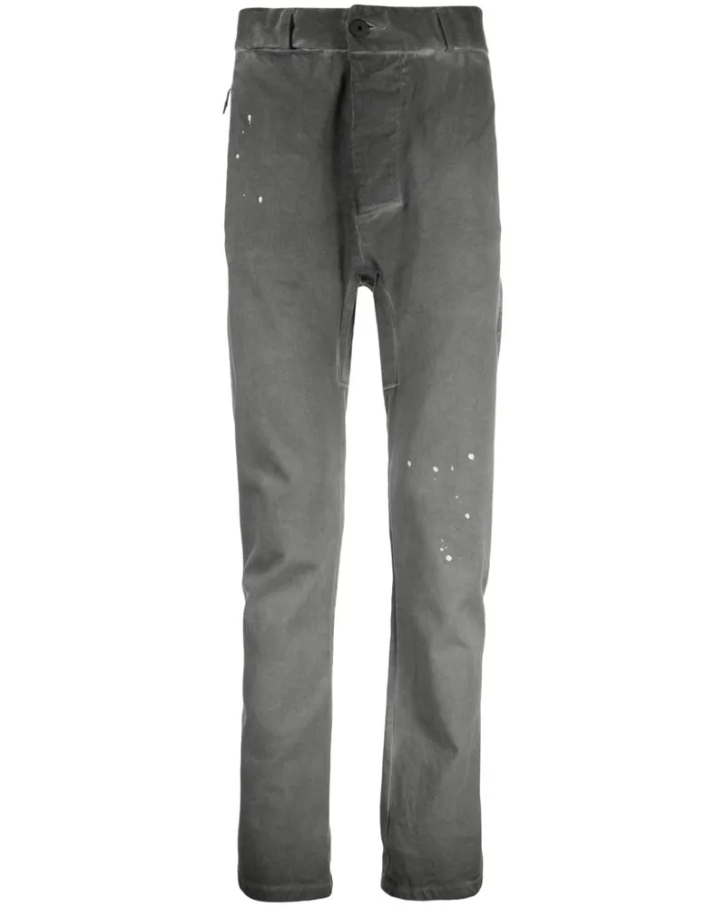 Boris Bidjan Saberi Ausgeblichene Slim-Fit-Hose Grau