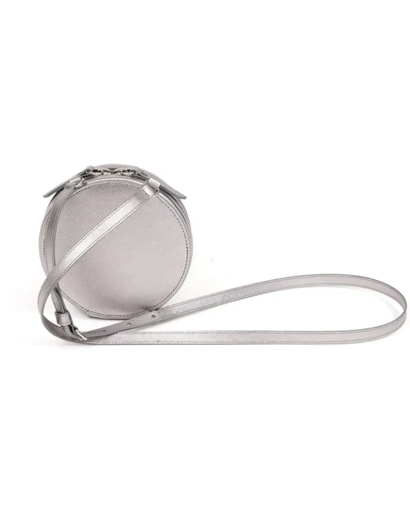 Maison Margiela Runde Mini-Tasche - Silber Silber
