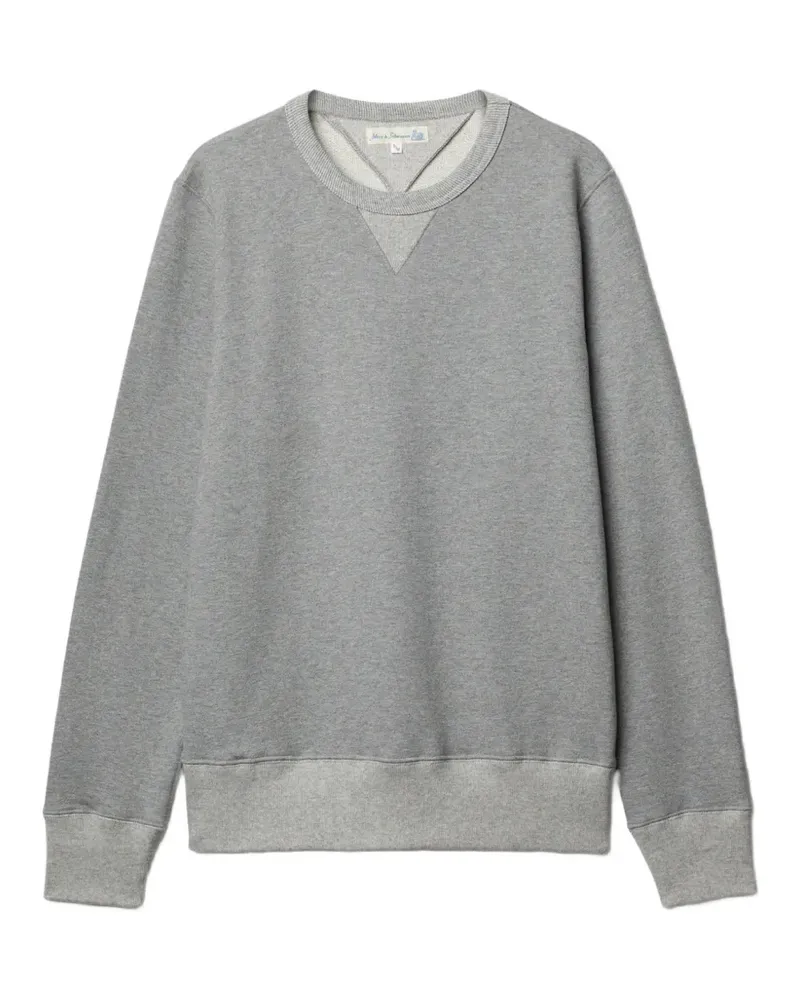 Merz b. Schwanen 3M46 Sweatshirt mit klassischem Schnitt - Grau Grau