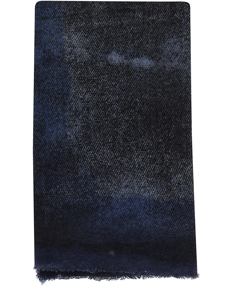 Faliero Sarti Schal mit grafischem Print - Blau Blau