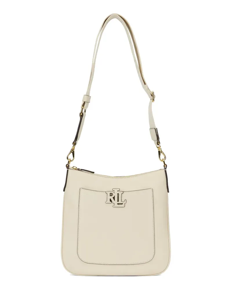 Ralph Lauren Verstellbare Schultertasche mit Logo - Nude Nude