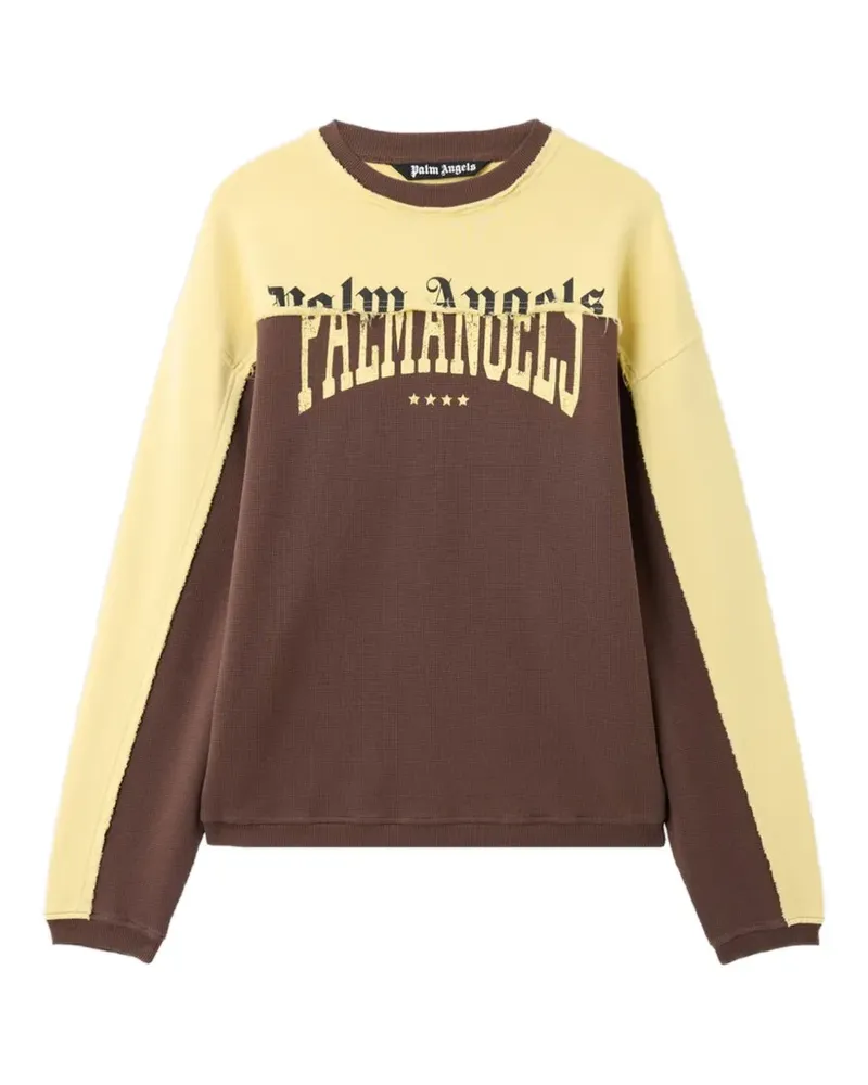 Palm Angels vintage logo crewneck sweatshirt - Braun Braun