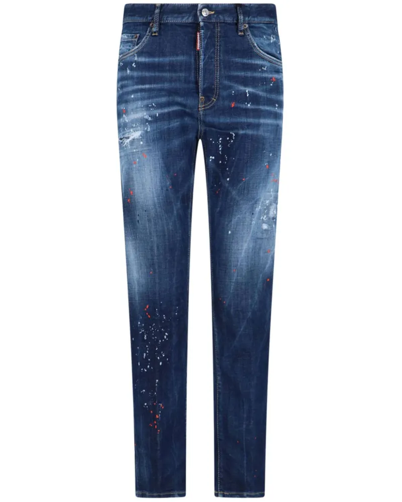 Dsquared2 Klassische Slim-Fit-Jeans - Blau Blau