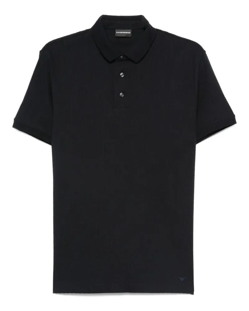 Emporio Armani Kurzärmeliges Poloshirt - Blau Blau