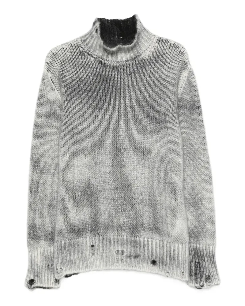 Avant Toi distressed-detail sweater - Grau Grau