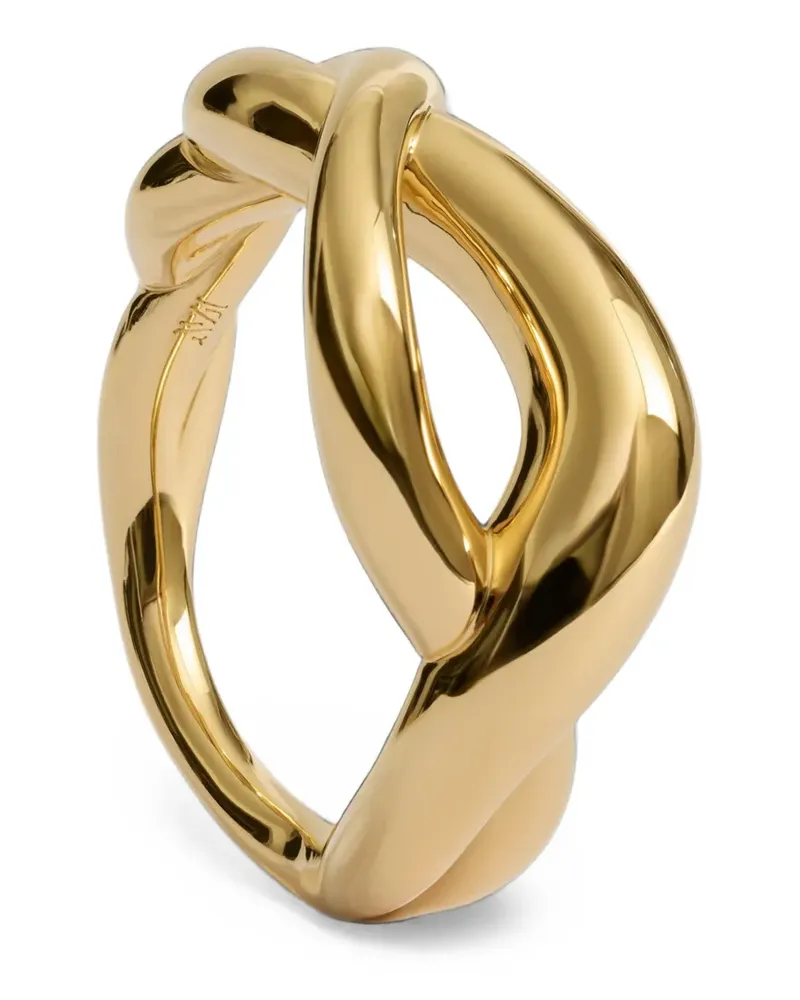 Monica Vinader Ockerfarbener Ring - Gold Gold