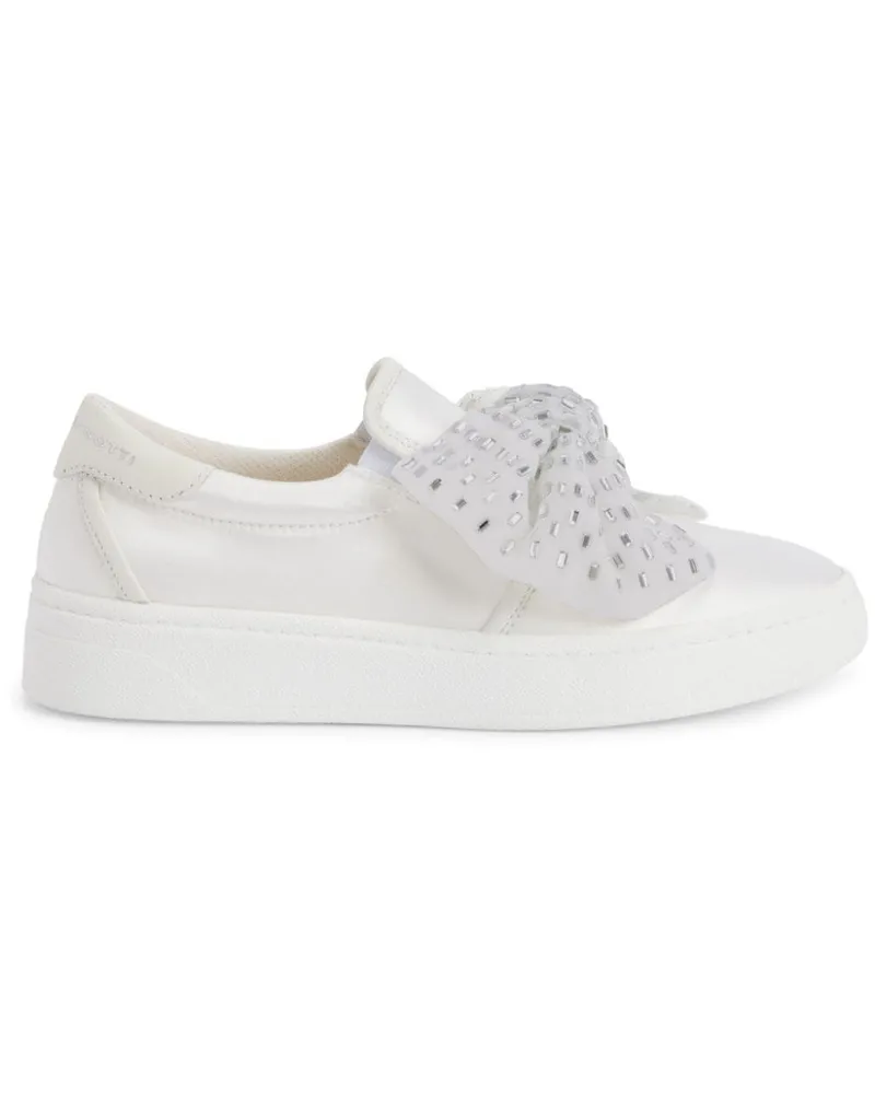 Giuseppe Zanotti GZ94 Sneakers mit Schleife - Weiß Weiß