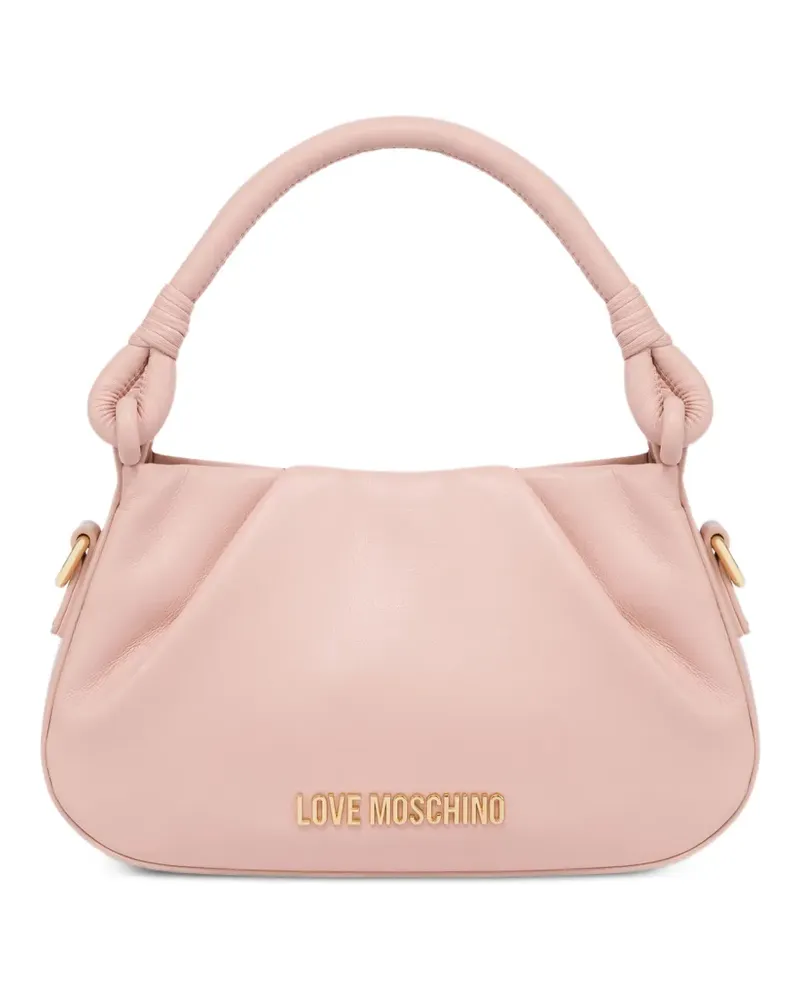 Moschino Schultertasche mit geknotetem Henkel - Rosa Rosa
