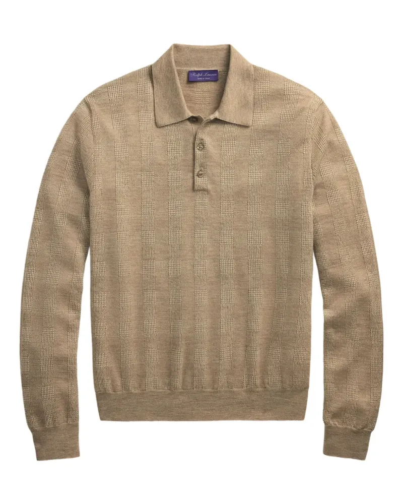 Ralph Lauren Kariertes Poloshirt - Nude Nude