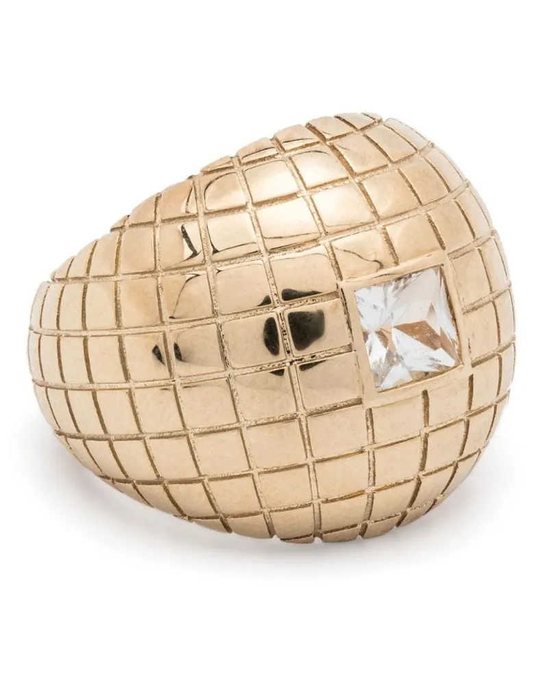 Yvonne Léon 9kt Boule Disco Gelbgoldring Gold