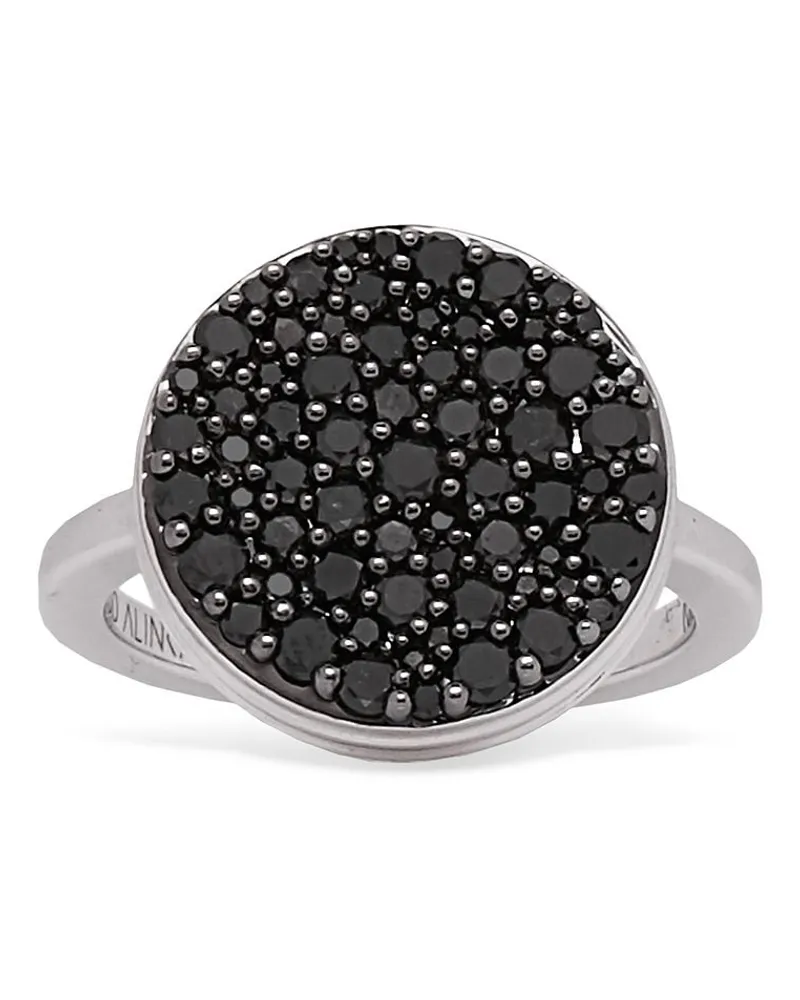 Alinka 18kt Weißgoldring mit Diamanten - Silber Silber