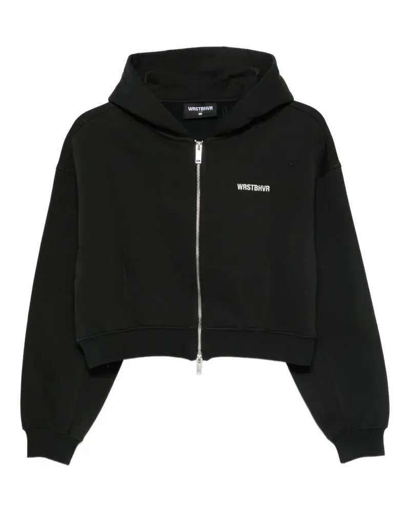 WRSTBHVR zip-up hoodie - Schwarz Schwarz