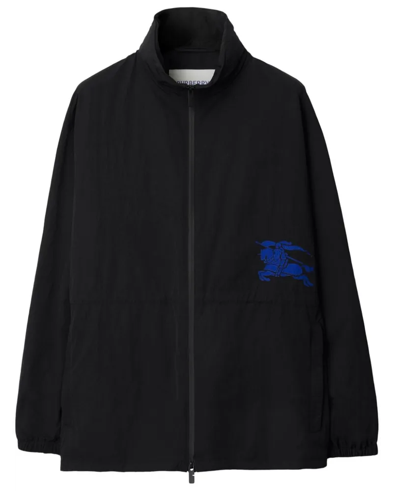 Burberry Kapuzenjacke mit EDK-Applikation - Schwarz Schwarz