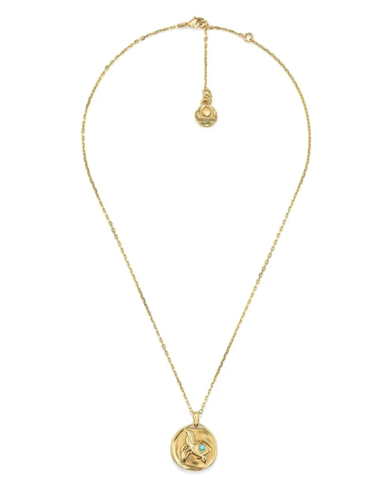 Goossens Paris Halskette mit Fischanhänger - Gold Gold