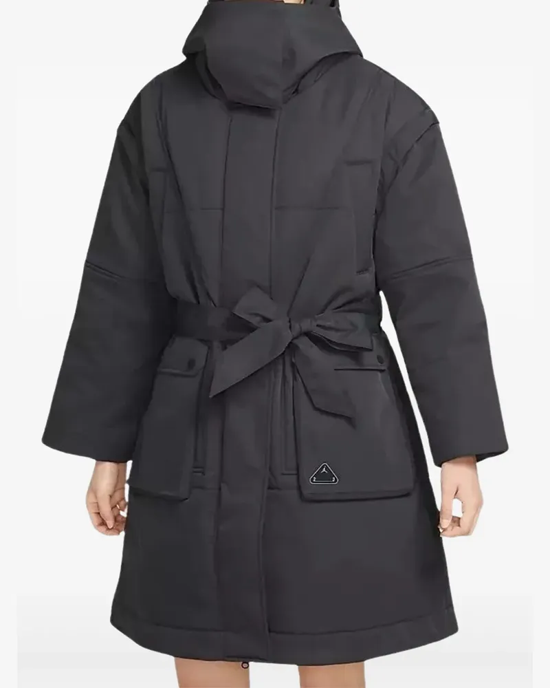 Nike Air Jordan Essentials Statement Black Parka - Schwarz Schwarz
