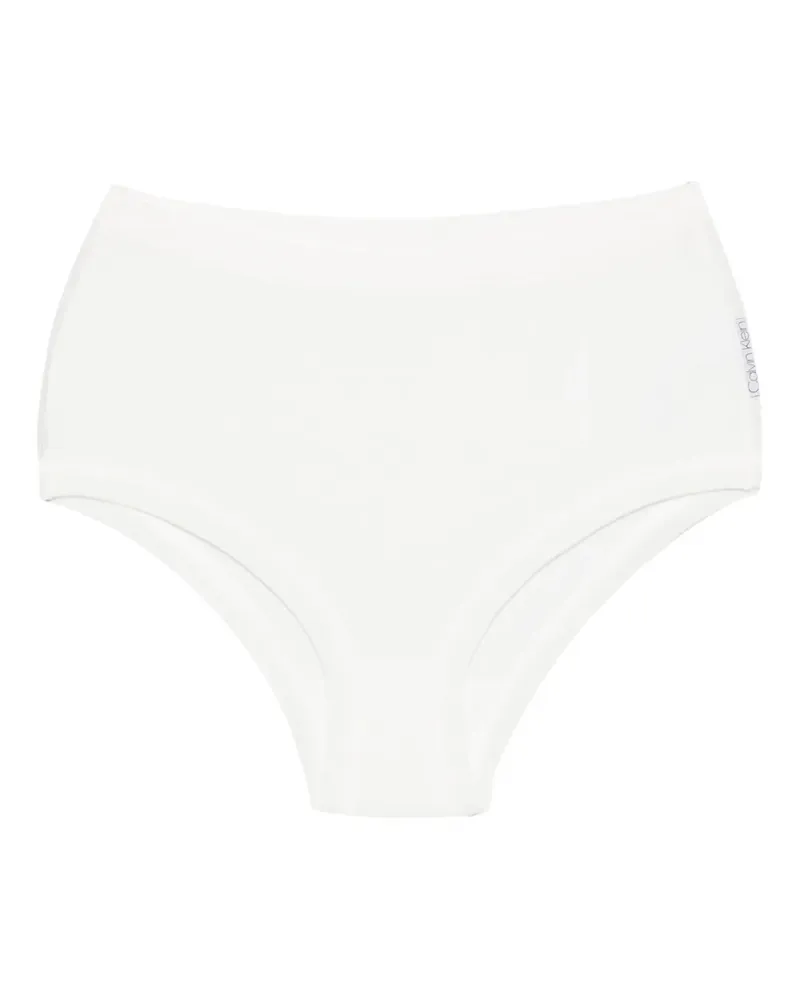 Calvin Klein Gerippter Tyra Slip - Weiß Weiß