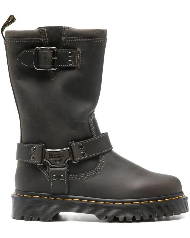 Dr.Martens Stiefel mit Schnallendetail - Braun Braun