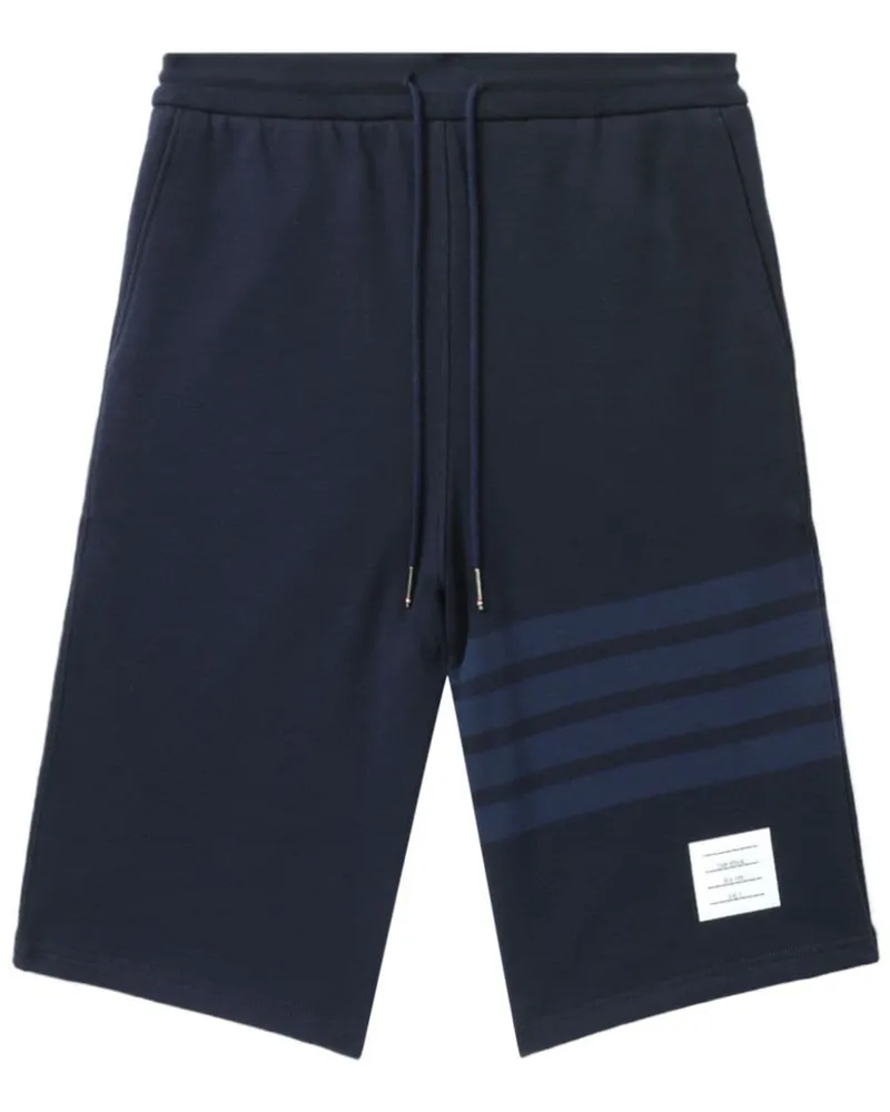 Thom Browne Joggingshorts mit Streifen Blau