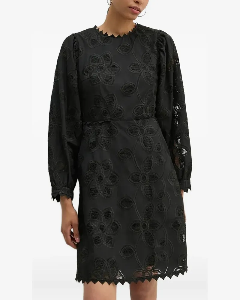 MUNTHE Kleid mit Spitze - Schwarz Schwarz