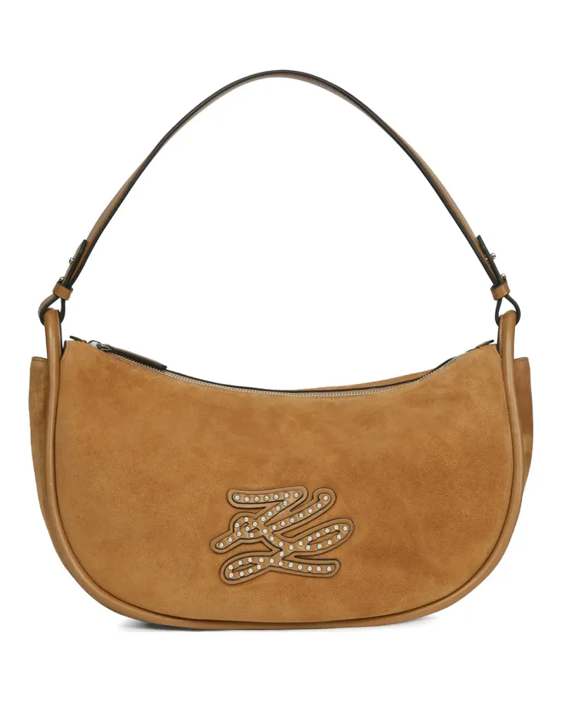 Karl Lagerfeld K/Autograph Schultertasche - Nude Nude