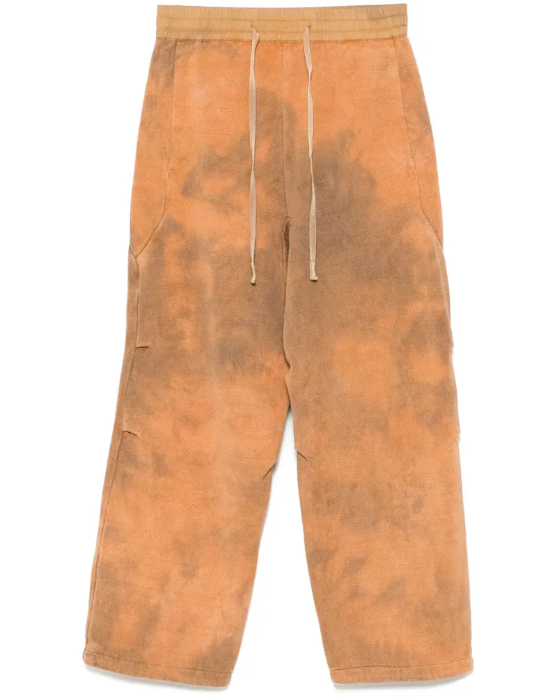 Stain Shade Klassische Tapered-Hose Orange