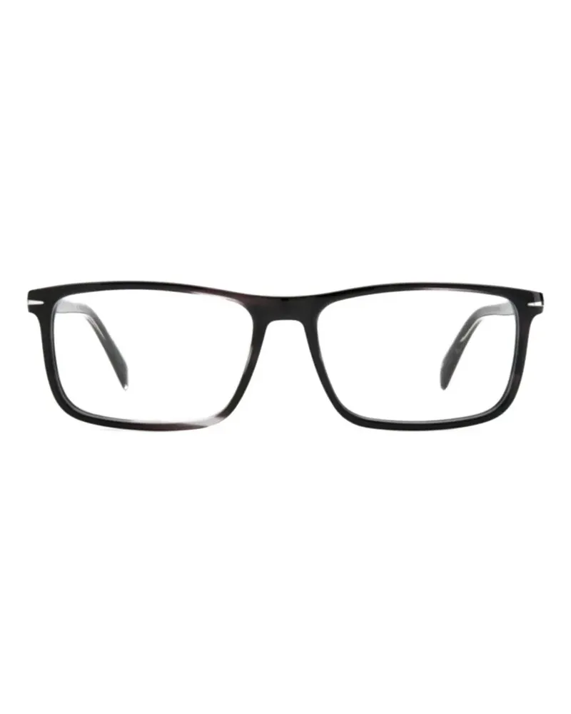 EYEWEAR by DAVID BECKHAM Brille mit eckigem Gestell - Schwarz Schwarz