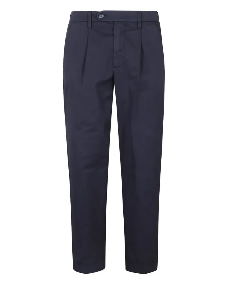 Re-HasH Hose mit Bundfalten - Blau Blau