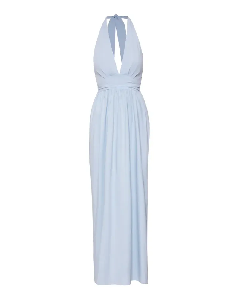 Baobab Collection Agustina Maxikleid mit offenem Rücken - Blau Blau