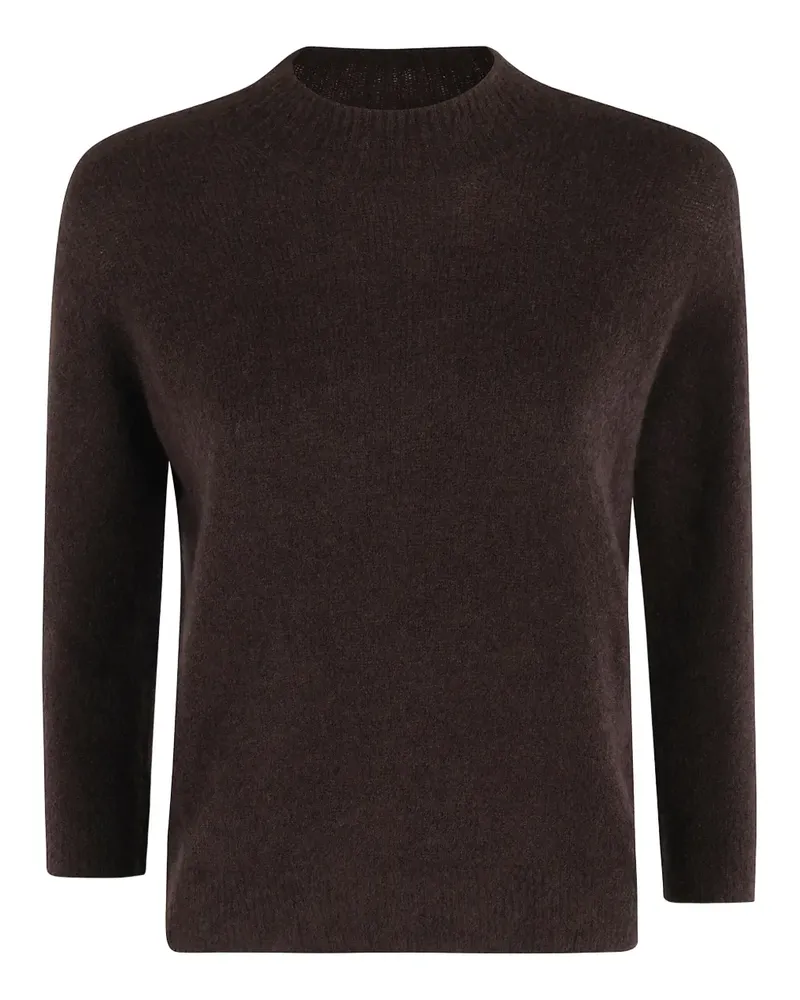 Roberto Collina Pullover mit Stehkragen - Braun Braun