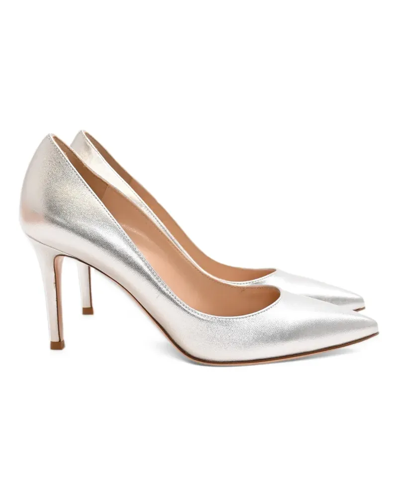 Gianvito Rossi Pumps mit spitzer Kappe - Silber Silber