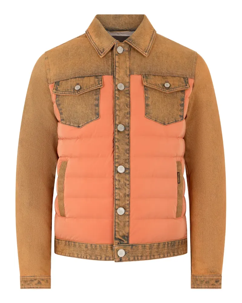 MOORER denim padded jacket - Orange Orange
