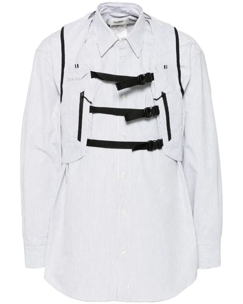 Doublet Gestreiftes Hemd - Weiß Weiß
